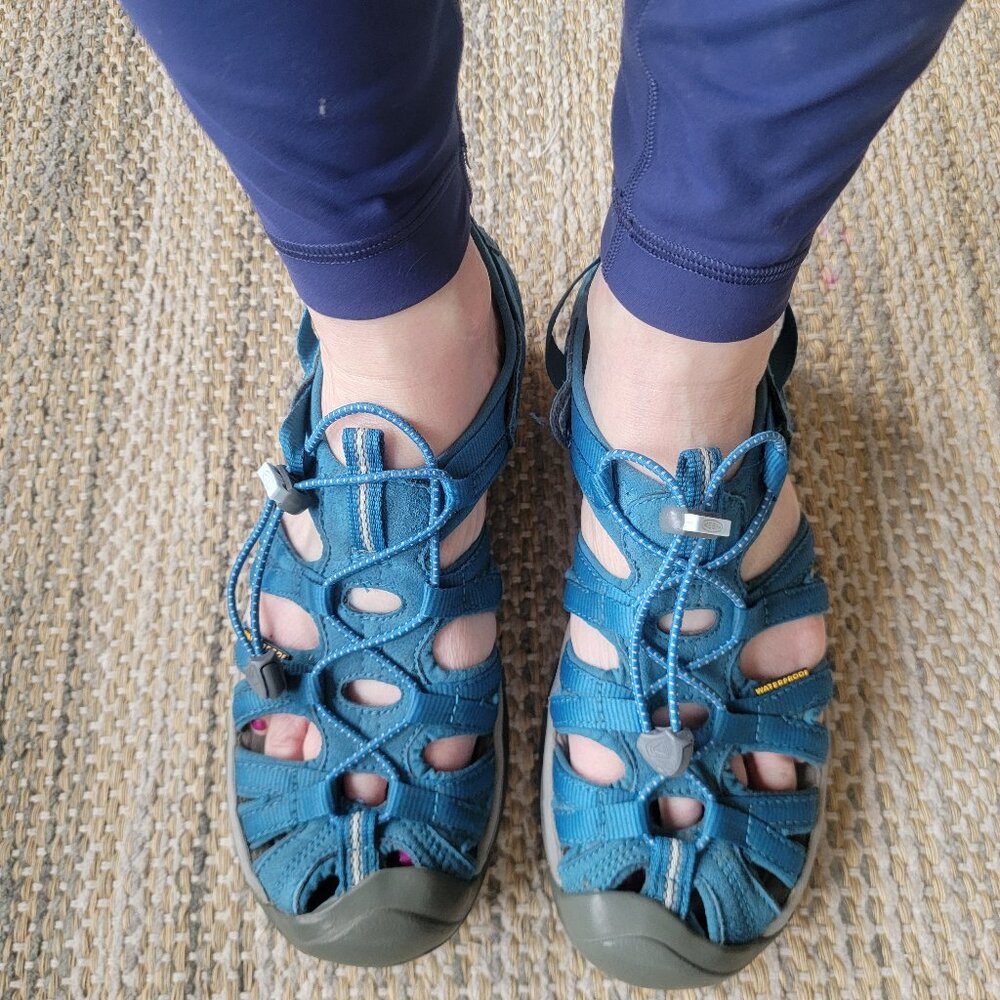 Keen Women's Hiking, Water Sandals, Size 7.5, Blue, Waterproof